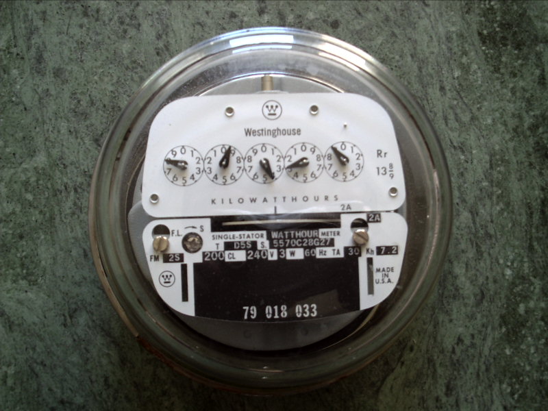 GENERAL ELECTRIC, WATTHOUR METER KWH, I-70S, 240V, FM2S, 200A, 4